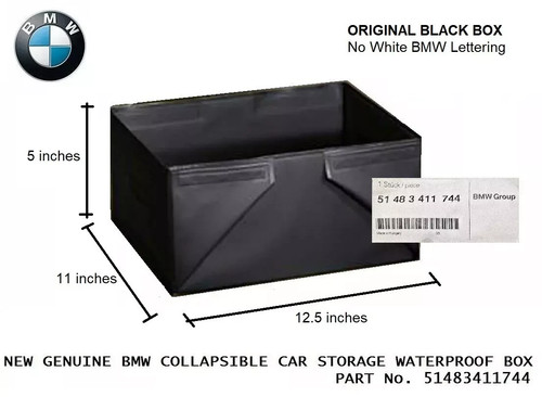 NEW BMW OEM Collapsible Waterproof Car Storage Bin Box 51483411744 - Picture 2 of 2