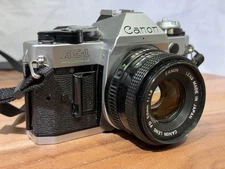 Canon AE-1  Program 35mm Film camera W/ 50mm FD Lens