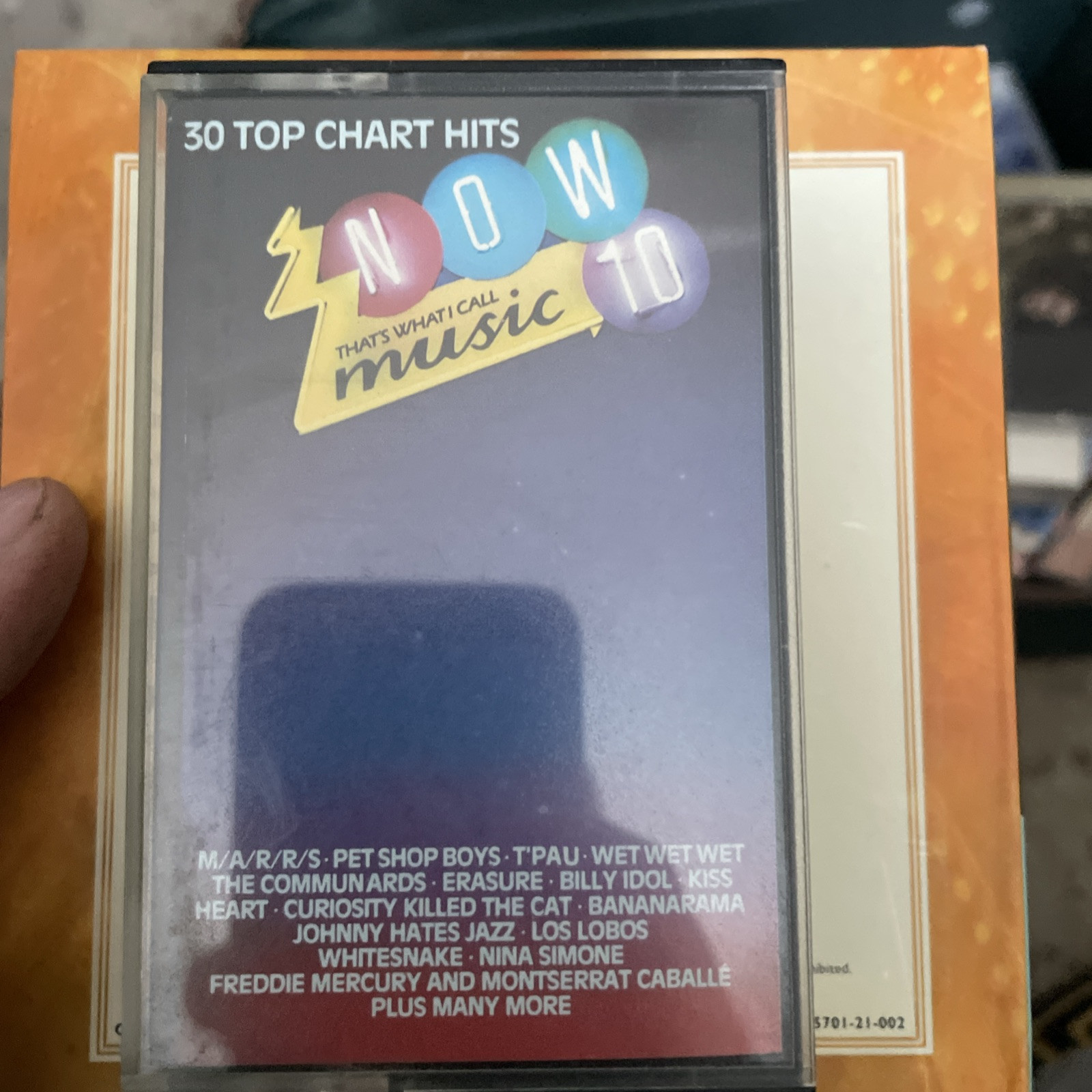 Vintage ""Now That's What I Call Music 10"" Double Cassette Tape 30 Hits (1987)