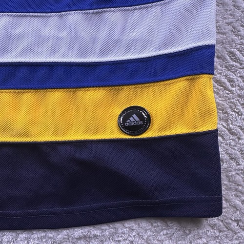 St. Louis Blues Hockey Jersey Adidas Perron Men's XL Size 54 w/ Fight Strap - Picture 8 of 16