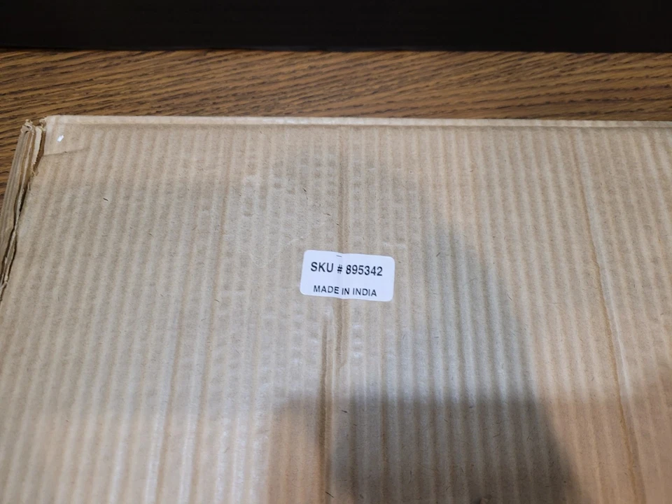 Vintage Pottery Barn Floating Gun Metal Glass Window Picture Photo Frame 4" x 6" - Image 3 of 4