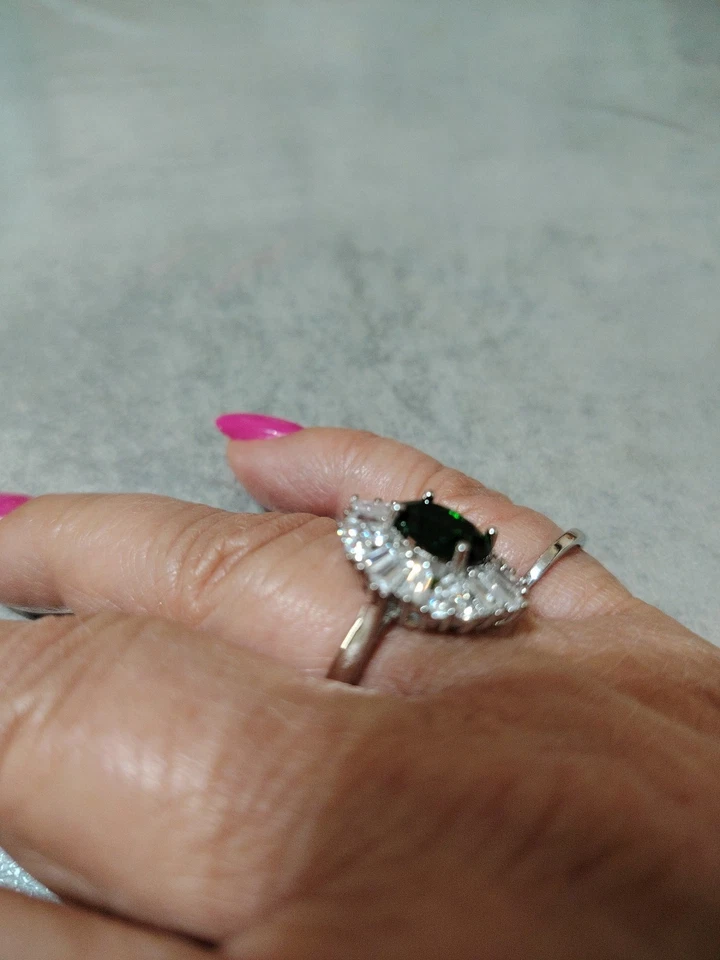 Anello Placcato Argento 925 Con Zirconia - Immagine 3 di 4