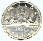 # C1241   CANADA   DOLLAR  COIN,    1963