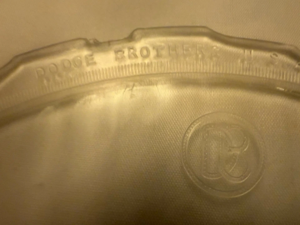 Vidrio para faro Dodge Brothers vintage años 1920-30, parte # 14933 Foto 4 de 4