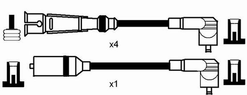 4x SPARK PLUG 97168 FOR FIAT 500L PANDA/VAN PUNTO LANCIA YPSILON 0.9L 2cyl 0.9L - Picture 4 of 9