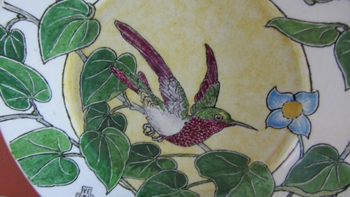 Céramique Art Nouveau , LOUIS HASEY, signée , datée , décor main . Rare . - Picture 2 of 8