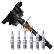 ACDelco Spark Plugs & Ignition Distributor for 96-05 Chevy GMC Pickup Truck 4.3L