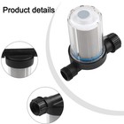 Tuyau d'arrosage préfiltre avec filtration avancée 150 mailles design en acier