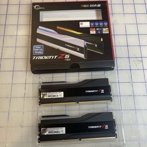 G.SKILL Trident Z5 RGB 64GB (2x32GB) DDR5-6400 RAM (F5-6400J3239G32GX2-TZ5RK)