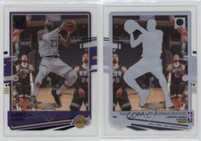 2020-21 Panini Clearly Donruss Purple LeBron James #49