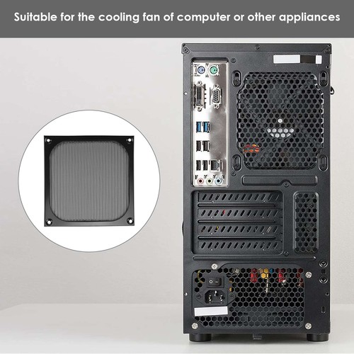 140 Mm Desktop Computer GehäUse LüFter, Gitter, Staubdichte GehäUse 7335 - Bild 2 von 7