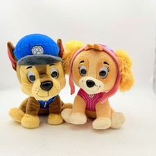 Paw Patrol Plush Lot 2 Chase Skye Stuffed Animals Nickelodeon