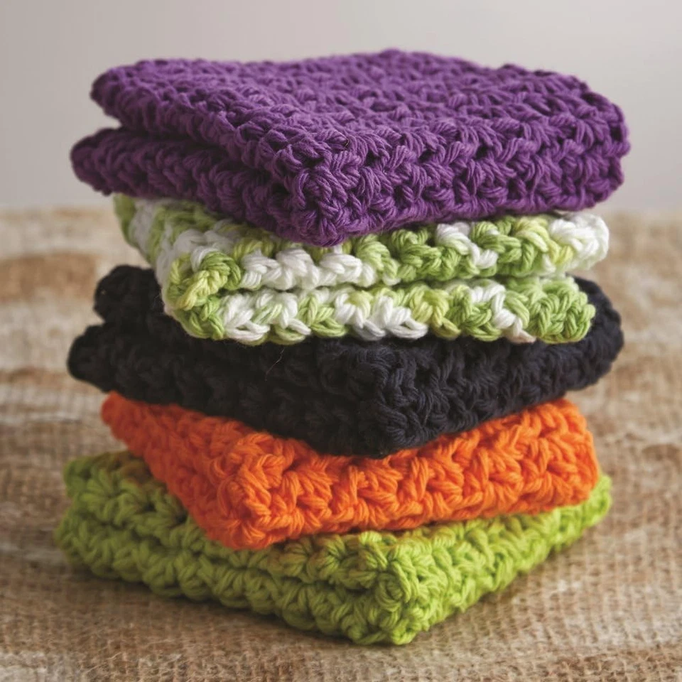 Lily Sugar 'N Cream The Original Hilo Sólido 2.5oz Mediano Calibre 4 100% Algodón Foto 3 de 4