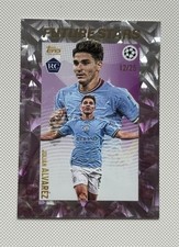 Topps Gold 22-23 Julian Alvarez Future Stars RC Rookie 12/25, foil, holo