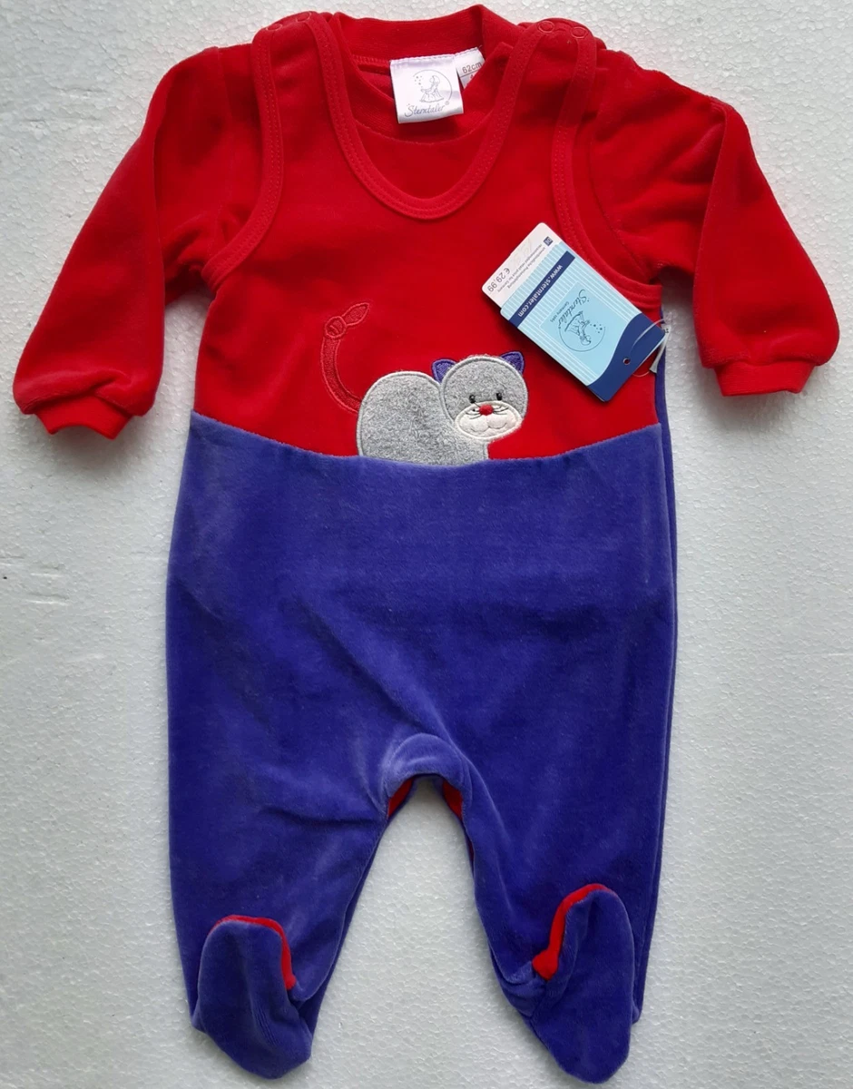 Set Pagliaccetto E Body In Cotone Per Neonata Sterntaler Sunny, Taglia 68, Colore Albicocca Con Pois