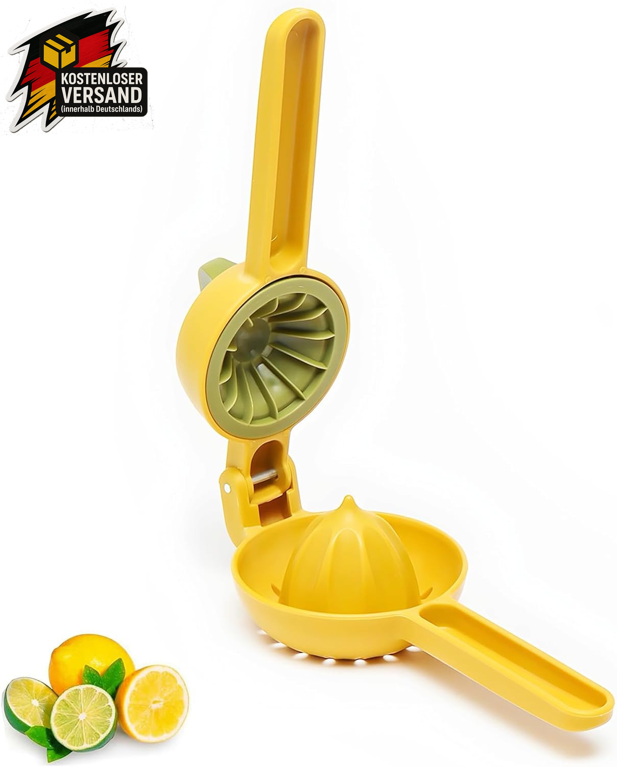Zitronenpresse Zitruspresse Manuell Saftpresse Aluminium Küche Restaurant Bar
