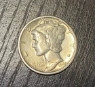 MERCURY DIME 1943 COIN - VF(Very Fine) with 90% Silver & 10% Copper