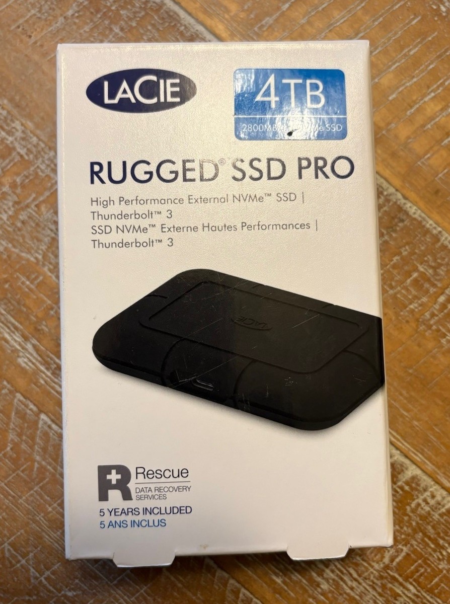 LaCie(ラシー)　SSD　Rugged SSD STHR4000800 STHR4000800 SSD 外付け ポータブル USB3.1(Gen2) LaCie Rugged