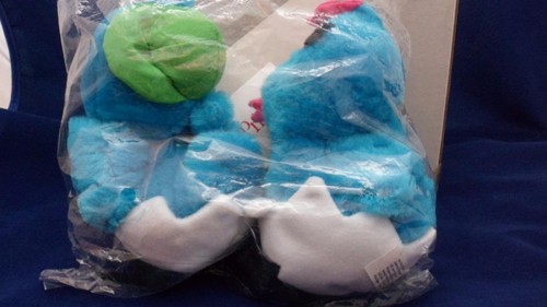 Peluche Millicent & Miles Peacock JC Penny 2000 publicidad coleccionable pavo real - Imagen 7 de 8