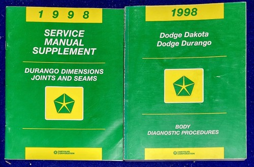 1998 Dodge Durango Supplement Body Service Manuals - Picture 1 of 2