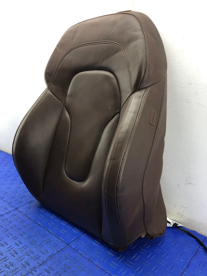 AUDI R8 2008-2015 CONVERTIBLE DELANTERO IZQUIERDO ASIENTO SUPERIOR COJÍN CUERO MARRÓN OEM Foto 4 de 4