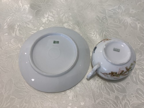 ANTIQUE Z. S. & Co BAVARIA CUP AND PLATE - Bild 4 von 6