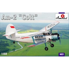 AMODEL 1422 An-2 «Colt» Scale Aircraft Biplane 1/144 - Plastic model kit