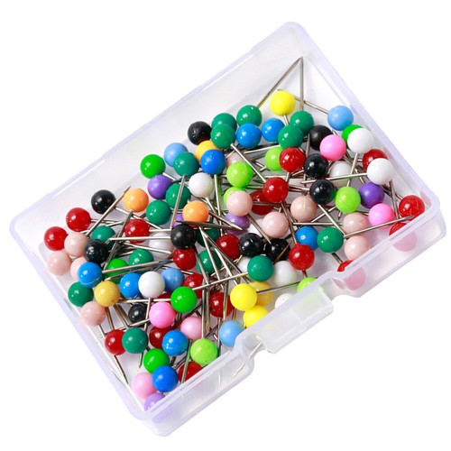 100 Pcs/Box Dressmaker Pin Jewelry Components Pin DIY Flower Decoration - Picture 9 of 11