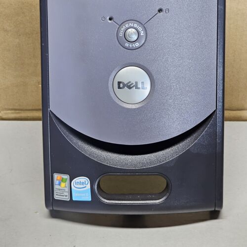 Dell Dimension B110 Custodia Front Shell Lunetta Cover Pannello Win Xp Celeron D Adesivi - Foto 2 di 6