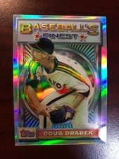 1993 TOPPS FINEST REFRACTORS #127 DOUG DRABEK ASTROS MINT NM-MT CONDITION SP