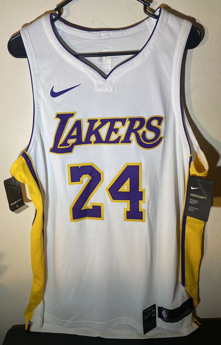 Kobe Bryant Los Angeles Lakers Nike Authentic Jersey White - Association Edition