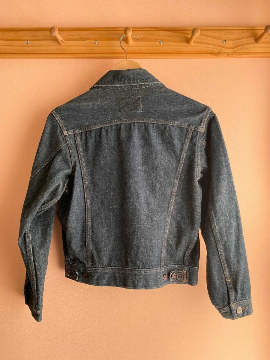 45R 45rpm Japan classic indigo Denim jean jacket sz S la 45R 45rpm Japan classic indigo Denim jean jacket sz S la