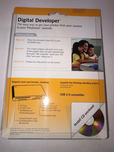 Digital Developer Card Reader With install CD Enclosed By Photomax - Picture 2 of 7