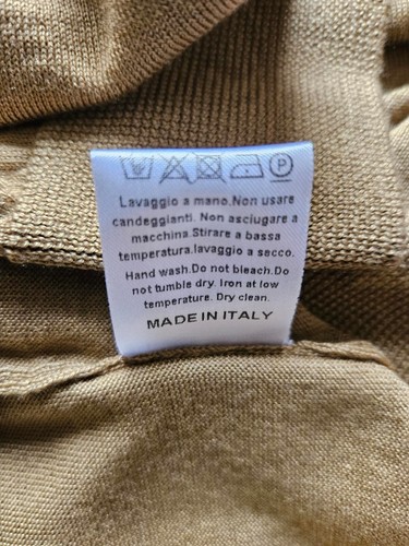 Herren V Kragen Sommer Strick Pullover Dünn Leicht Extrafine Merino Seide - Bild 7 von 14