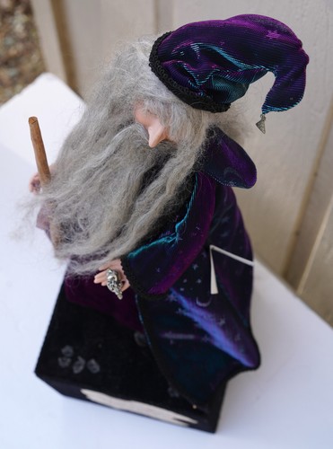 Wizard Magic Doll OOAK Doll Mephisto Doll Artisan Guild Hand Made Artist Signed - Picture 4 of 20