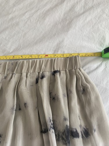 Zara Tie-dye Pattern maxi skirt size large, Shades Of Grey, Khaki And Off-white - Picture 5 of 8