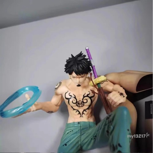 Anime One Piece Trafalgar D Water Law BT postura seduta PVC figura scatola colori - Foto 6 di 8
