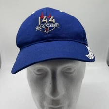 Kentucky Derby 144 blue baseball cap hat embroidered adjustable 2018 Justify