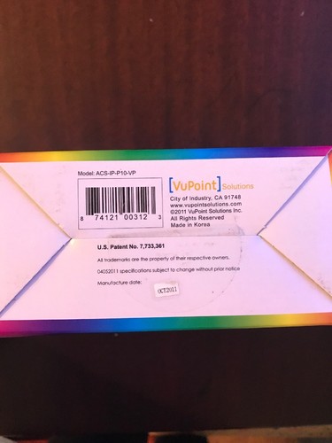 Vupoint Color Cartridge For Photo Cube #45003 Ink & Paper Cartridge - Nuova- - Foto 4 di 7