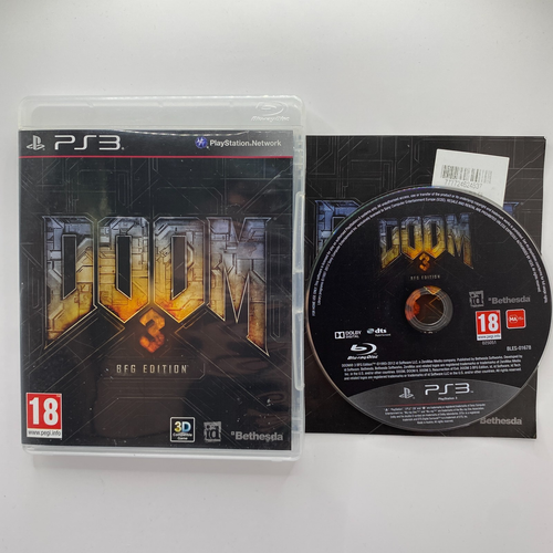 Doom 3 BFG Edition - PS3 (PlayStation 3) - Complete + Tested