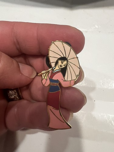 3-Disney Princess-Ariel the Little Mermaid Aladdin Jasmine & Mulan Trading Pins - Picture 6 of 7