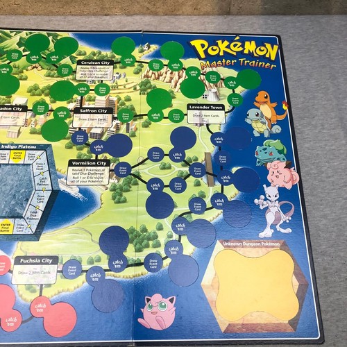 MB Pokemon Master Trainer 1999 Replacement Game Board Only - Picture 2 of 4