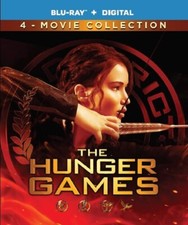 NEW Hunger Games 4-Movie Collection Blu-Ray Catching Fire, Mockingjay Part 1 & 2