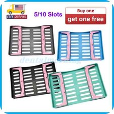 2*Dental Sterilization Box Handles Instrument Cassette Rack Plastic Disinfection