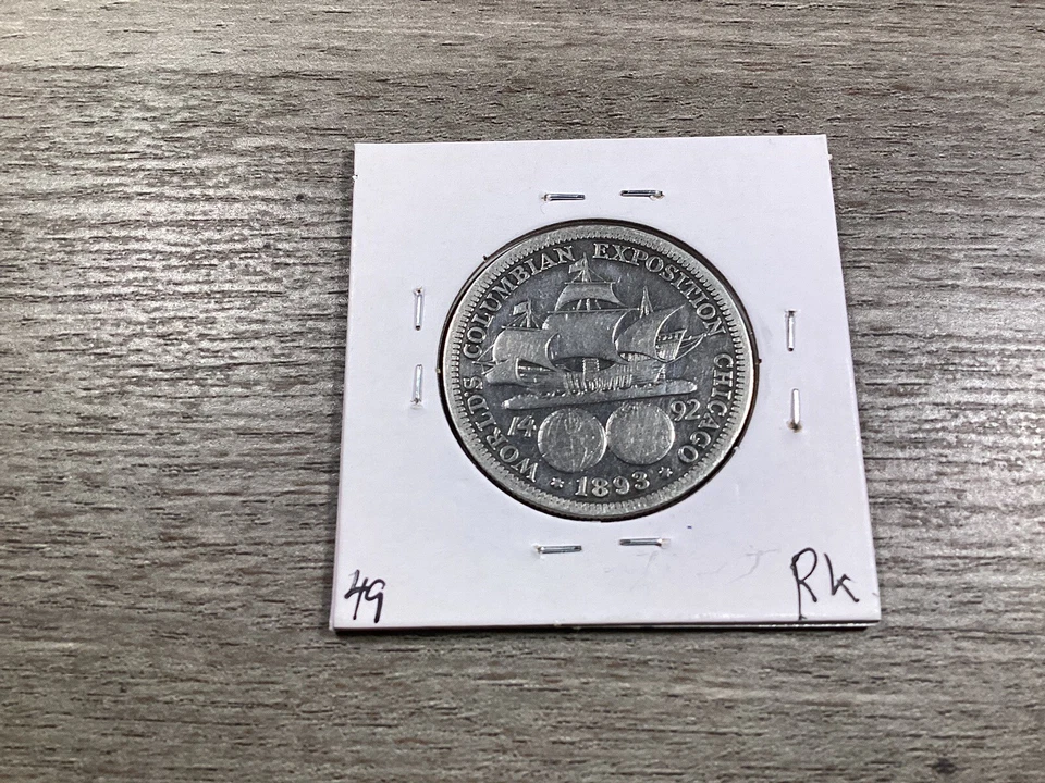 1893 Columbian Exposition Commemorative 90% Silver Half Dollar 012824 50rk - Image 2 of 4