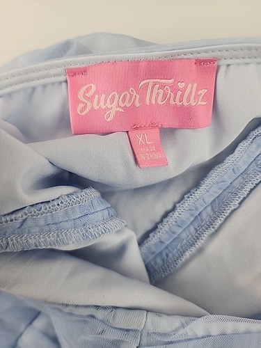 Minifalda Sugar Thrillz Romance BlueRuched - Talla XL - Imagen 3 de 7