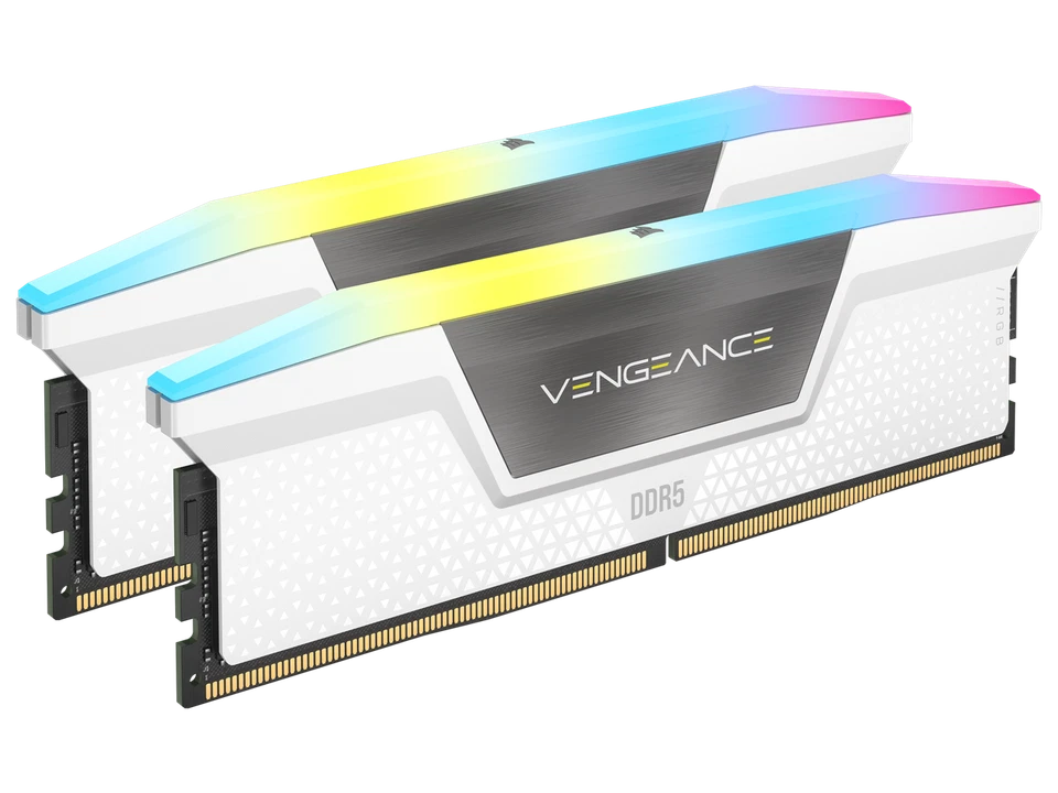 CORSAIR Vengeance RGB 64GB (2 x 32GB) 288-Pin PC RAM DDR5 5200 (PC5 41600) Deskt - Image 2 of 2