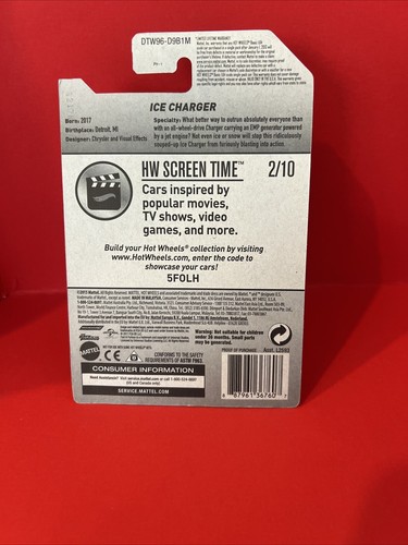 Hot Wheels HW Screen Time Fate of the Furious Ice Charger - Picture 5 of 5