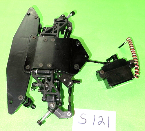 RC REMOTE CONTROL ORIGINAL TEAM ASSOCIATED DUAL SPORT FRONT CLIP & SERVO - Foto 3 di 16