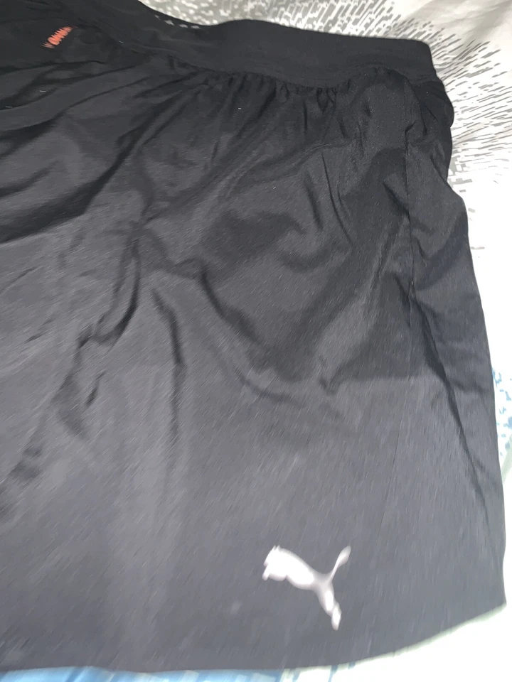 Pantalones cortos de entrenamiento Puma Power THERMO R+ Vent para hombre - negros Foto 3 de 4